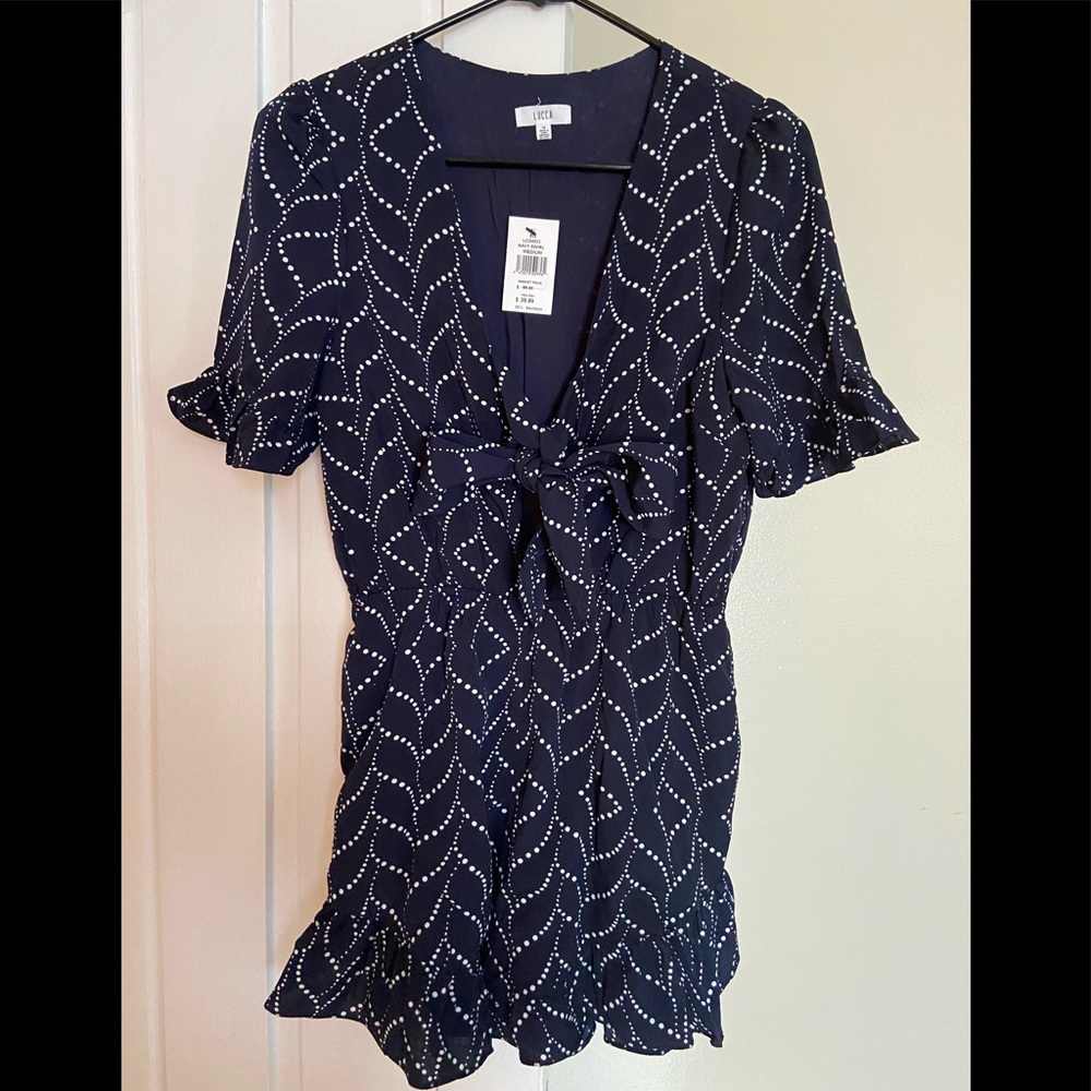 Navy romper